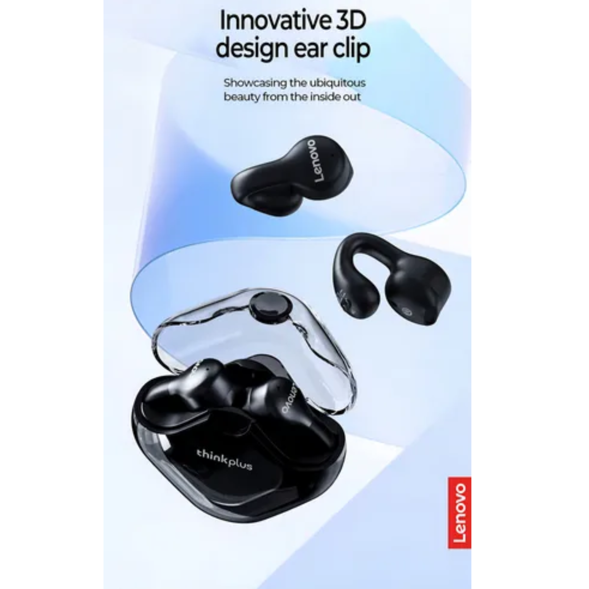 Audífonos Lenovo XT61 TWS Bluetooth 5.3 Negro OpenBo