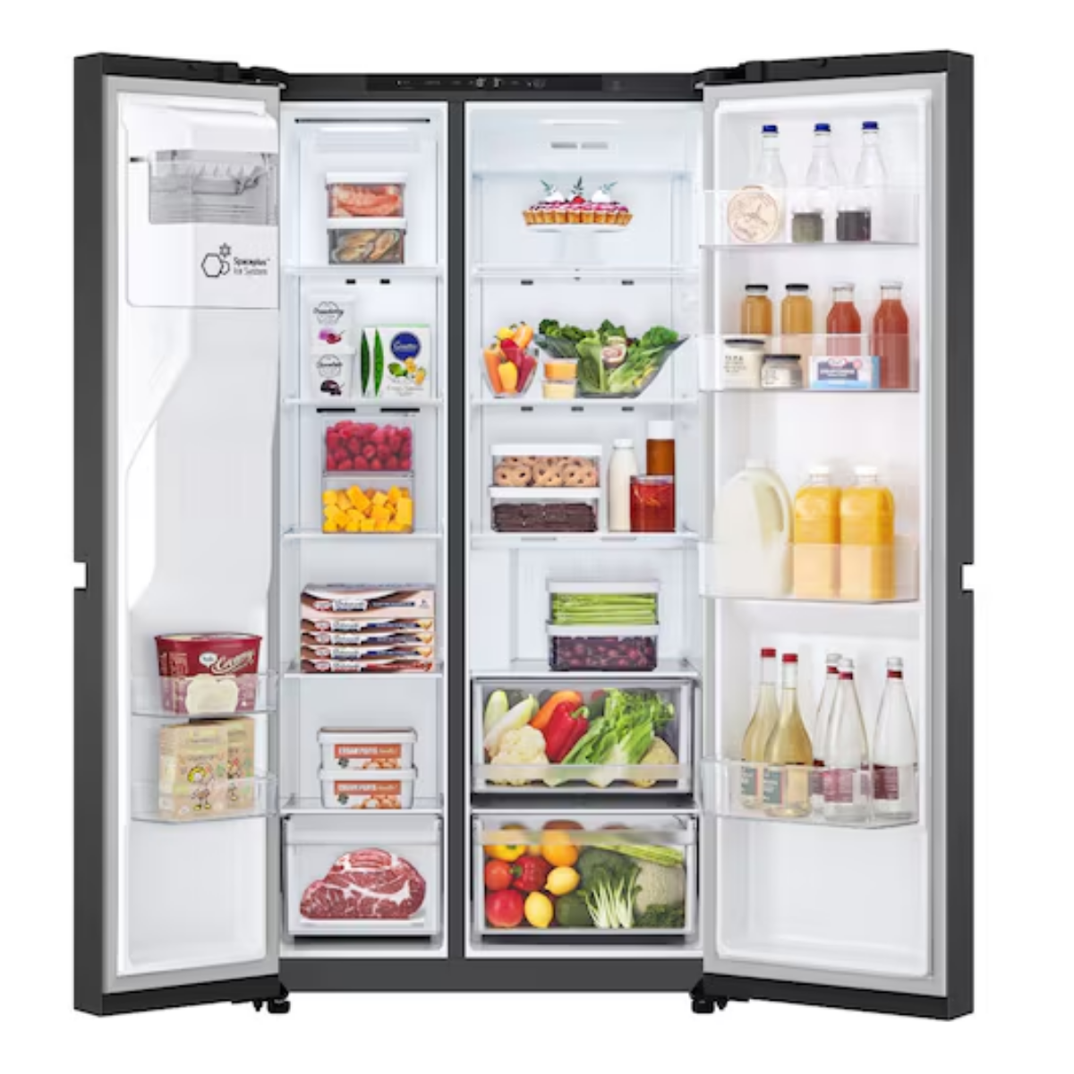 LG Refrigerador Side by Side 638 L Door in Door GS66SPM.AEPPECL Negro Reacondicionado