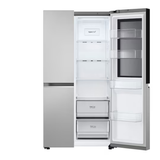 LG Refrigerador Side by Side 647 L No Frost GS66BVP.APYPECL Plata Reacondicionado
