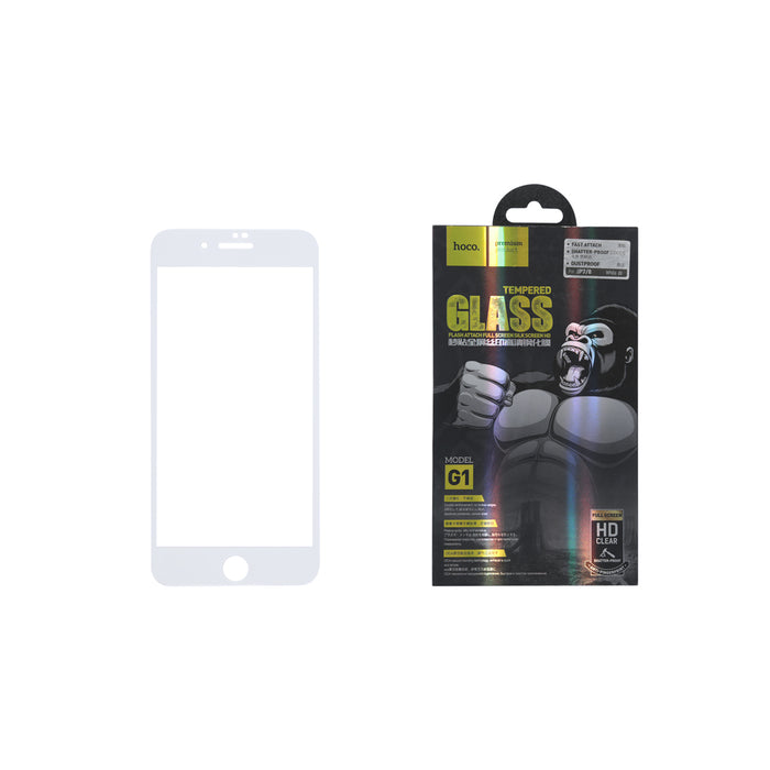 Reuse Chile Lamina protectora Vidrio Templado Hoco Blanco Compatible con Iphone 7/8 Openbox