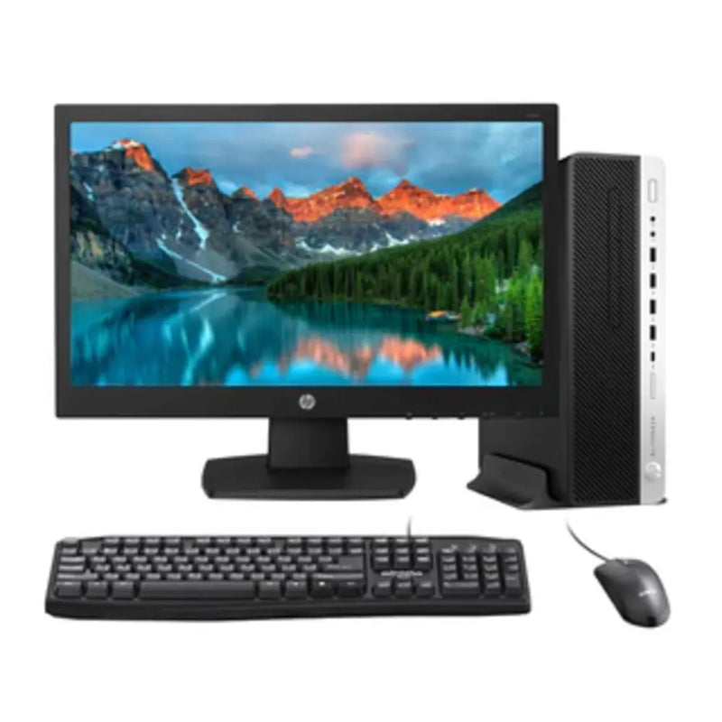 Reuse ChileCombo PC Desktop HP i5 8GB 1TB + Monitor + Teclado y Mouse Reacondicionado