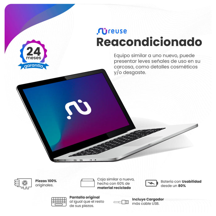 Reuse Chile Apple Macbook Pro 16" Core i9 32GB RAM 1TB SSD Gris Espacial (2019) Reacondicionado