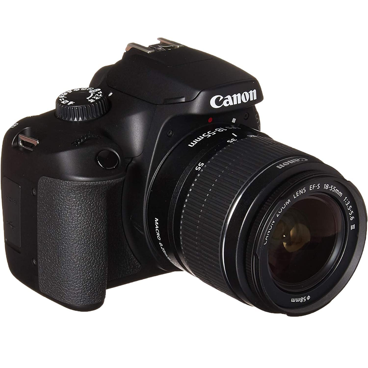 Canon EOS 4000d DSRL Cámara con 18-55 iii lente - Negro Reacondicionado