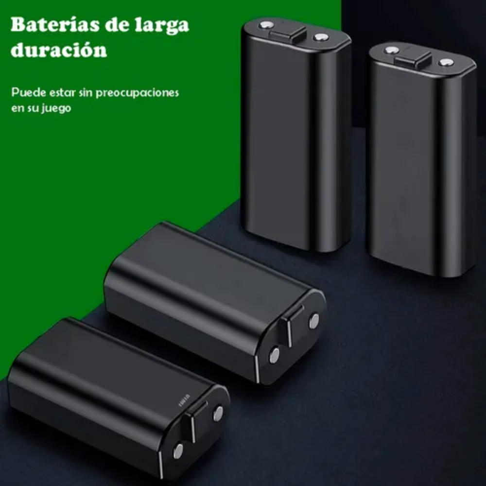 Batería Recargable De 4x1200mah Con Cargador Usb Para Xbox Series One X S Openbox