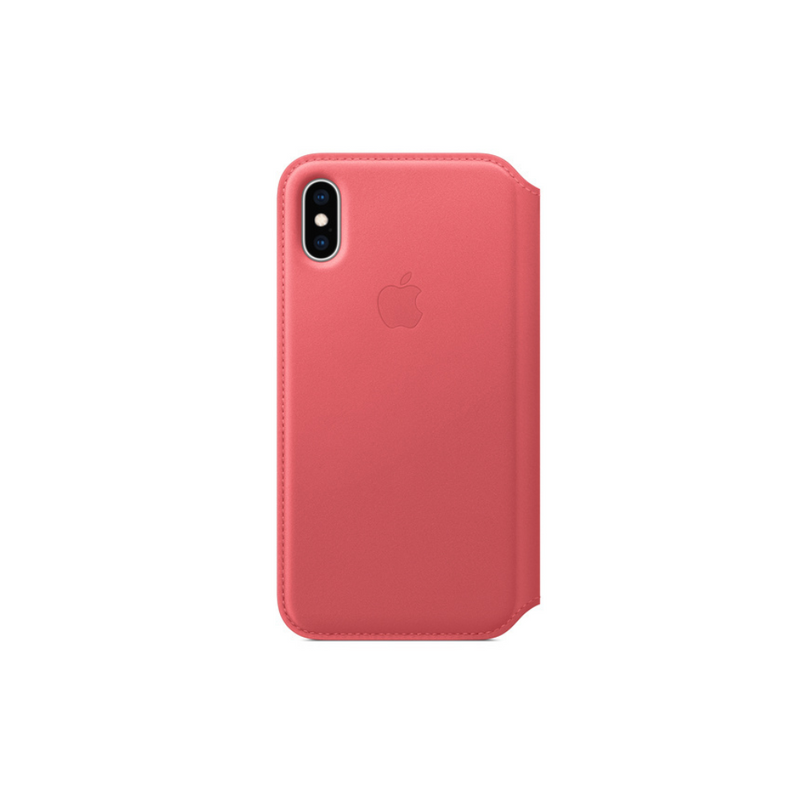 Reuse ChileApple Carcasa de cuero iPhone Xs Rosa Openbox