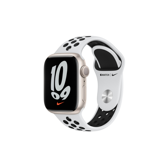 Reuse Chile Apple Watch Series 7 (41mm, GPS+Cellular)- Caja de Aluminio Blanco Nike Reacondicionado