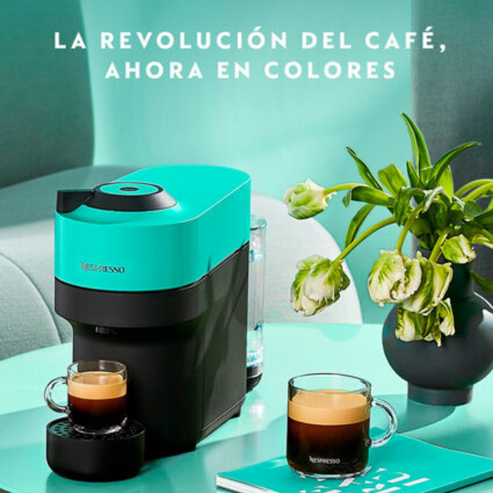 Cafetera Nespresso Vertuo Pop Verde Agua Openbox — Reuse Chile