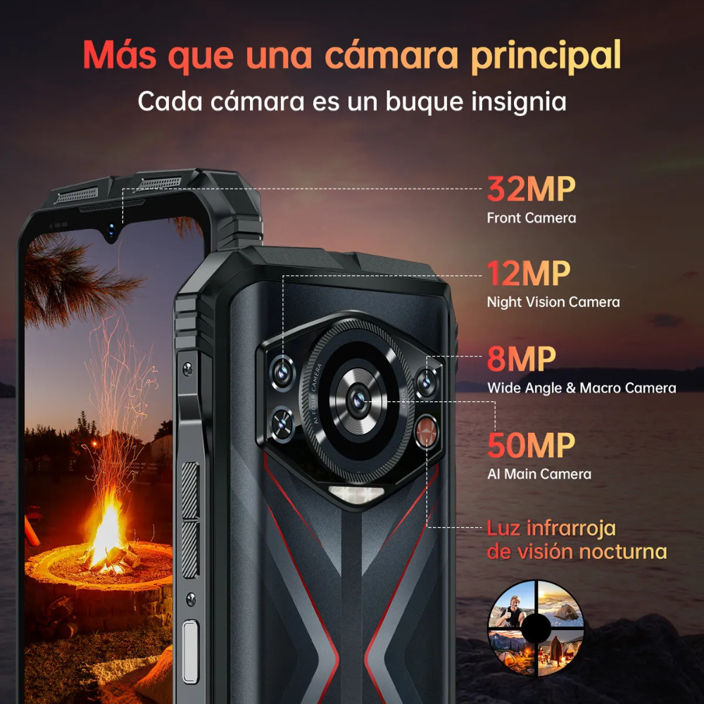 Doogee S118 20GB + 512GB Plata Reacondicionado: