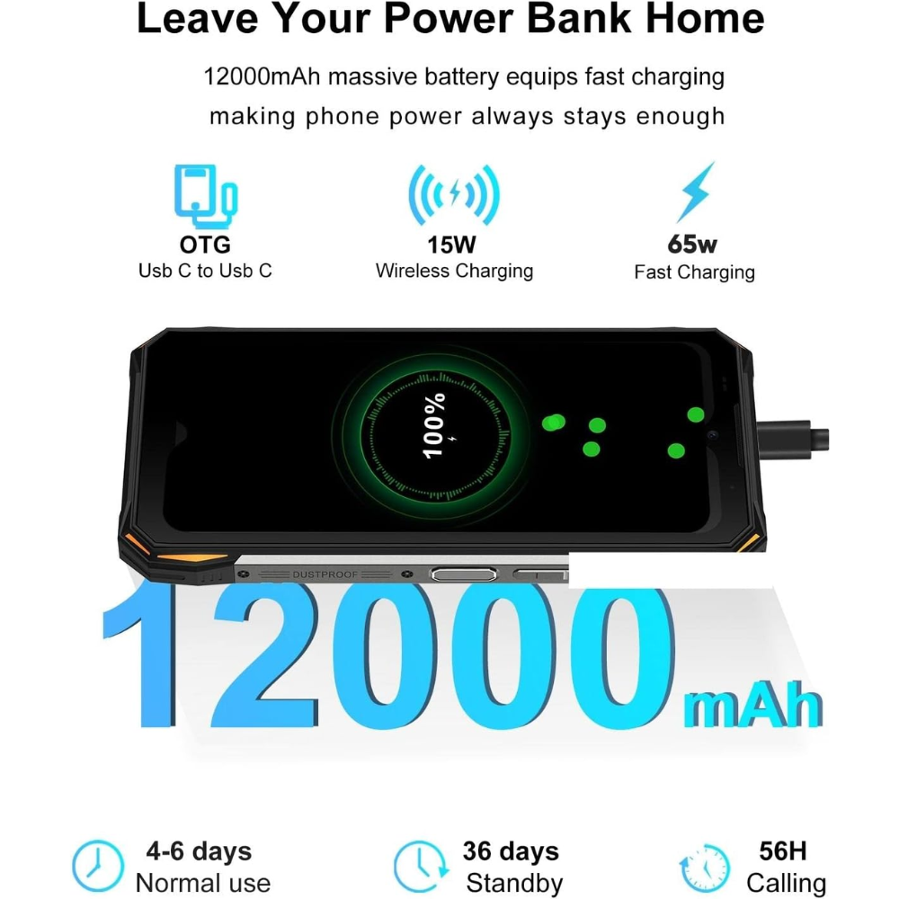 Doogee S89 Pro 8GB + 256GB Negro Reacondicionado