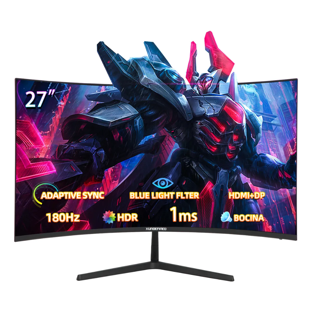 Kit Monitor Gamer 27" Fhd 180hz 1 Ms + Soundbar Gamer Openbox