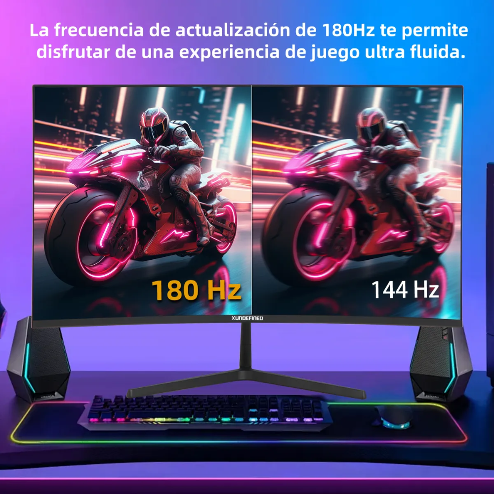Kit Monitor Gamer 27" Fhd 180hz 1 Ms + Soundbar Gamer Openbox