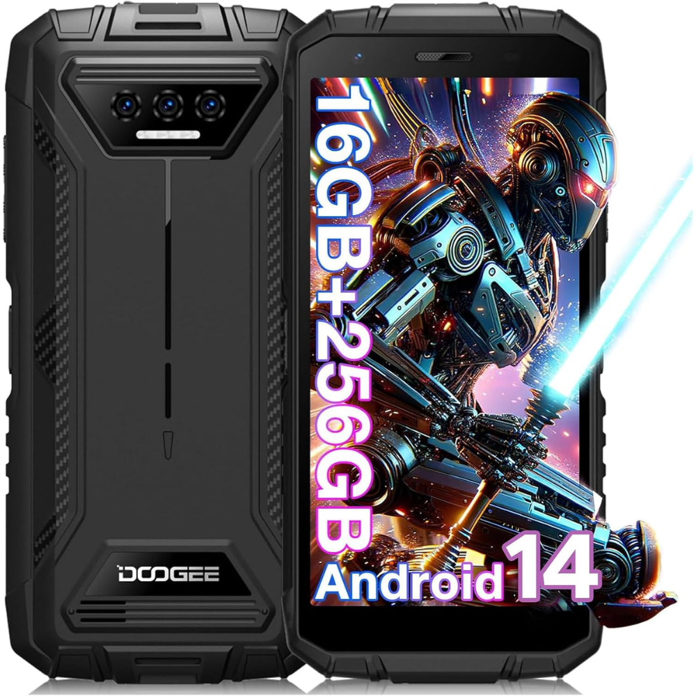 Doogee S41 Max 256GB Negro Con Detalles