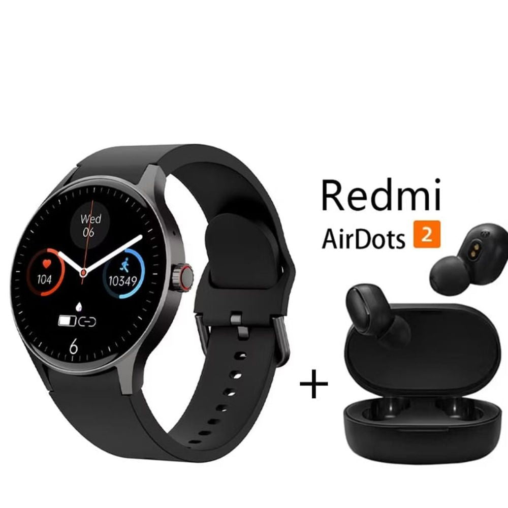 Smartwatch Xiaomi Y80-B + Audífonos Redmi Airdots 2 Reacondicionado