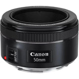 Canon EF 50mm F/1.8 STM Lens Negro Reacondicionado