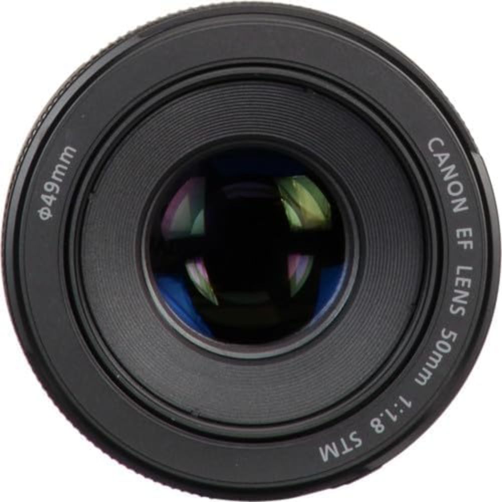 Canon EF 50mm F/1.8 STM Lens Negro Reacondicionado