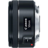 Canon EF 50mm F/1.8 STM Lens Negro Reacondicionado