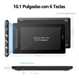 XP-PEN Artist 10 (2.ª Generación) Tableta Gráfica 12x6 Pulgadas Reacondicionado