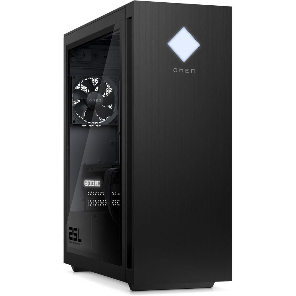 HP OMEN 25L GT15-2002LA Core i7-14700KF 5.4GHz 32GB RAM 1TB SSD + 2TB HDD RTX 4070 Ti Super (2024) Negro Open Box