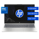HP 15-fd0252la 15.6" Core i5-1334U 4.6GHz 8GB RAM 512GB SSD (2023) Plata Open Box