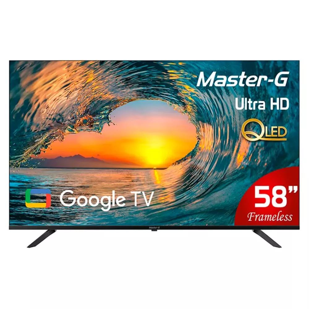 Master-G Smart TV QLED 58" Google TV UHD MGGK58UFQ Open Box