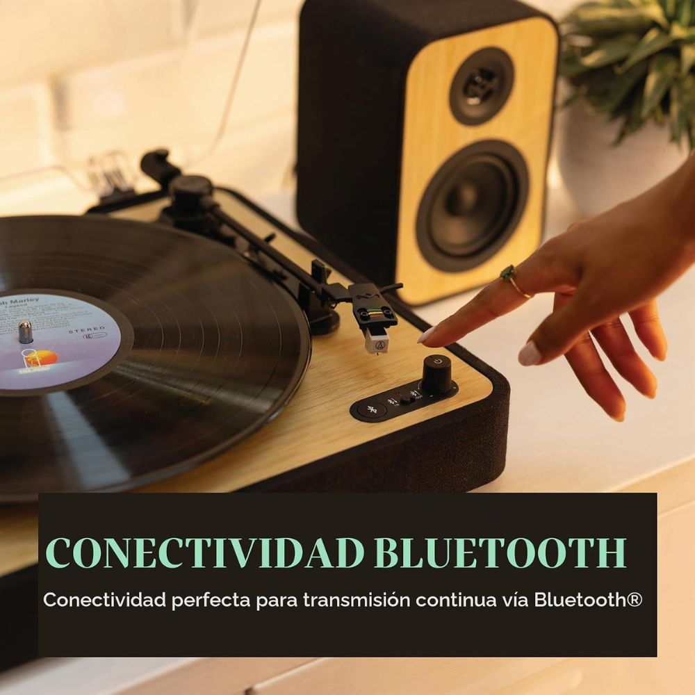 Marley Tornamesa Revolution con Parlantes EM-JT304-SB Open Box
