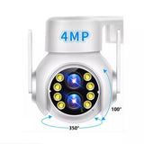 2NLF® 4MP Dual Lente Cámara de Seguridad WiFi Zoom Óptico 15X Reacondicionada