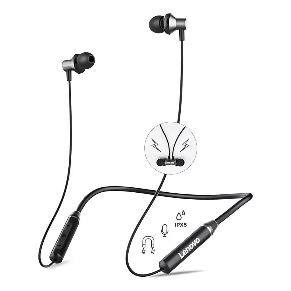 Lenovo X5 TWS Audífono Bluetooth 5.1 Earphone Negro Open Box