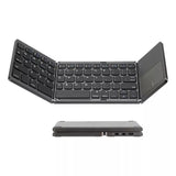 Mini Teclado Inalámbrico Bluetooth Plegable con Panel Táctil Reacondicionado