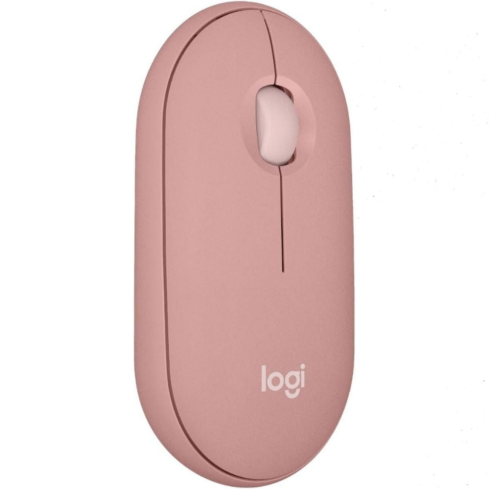 Logitech Pebble M350 Wireless Mouse Bluetooth Rosa Open Box