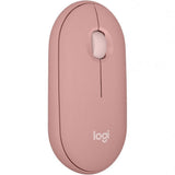 Logitech Pebble M350 Wireless Mouse Bluetooth Rosa Open Box