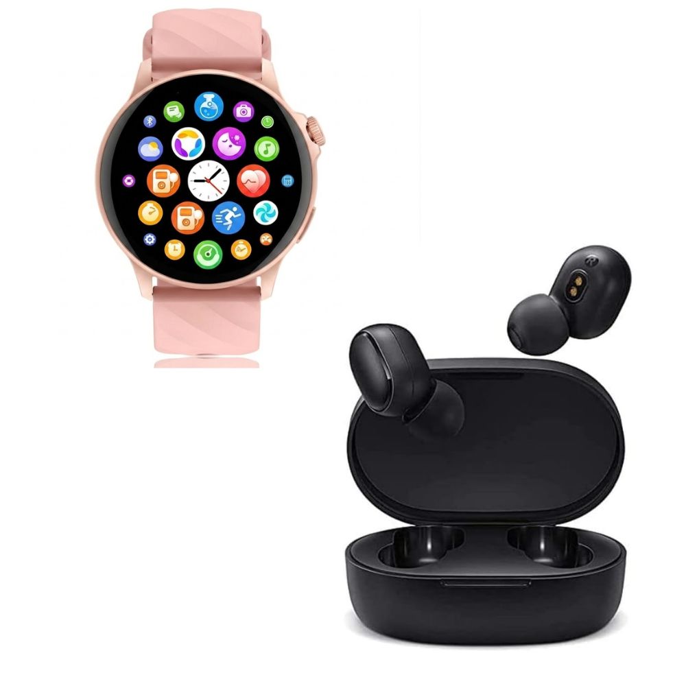 Smartwatch Y80-P + Audífonos Redmi Airdots 2 Reacondicionado