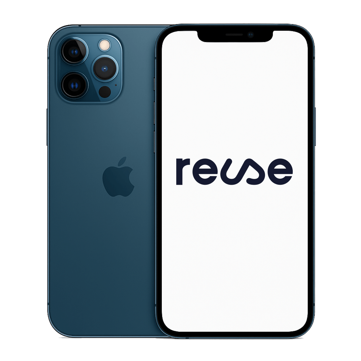 Apple iphone 12 pro max 128GB Azul Reacondicionado - Reuse Chile