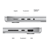 Apple MacBook Pro 16" Chip M2 Max 32 GB RAM, 1 TB SSD Plata Openbox - Reuse Chile