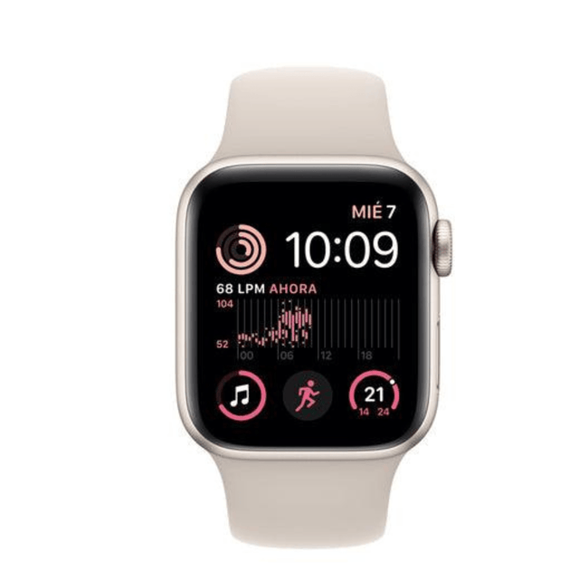 Apple Watch SE 2 2022 (40mm, Cellular) - Aluminio Blanco Estelar Reacondicionado - Reuse Chile