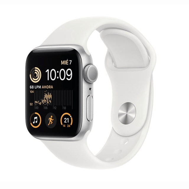Apple Watch SE 2020 (44mm GPS+Cellular) - Caja de Aluminio Plata Reacondicionado - Reuse Chile