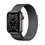 Apple Watch Series 6 (44mm, GPS+Cellular) - Caja de Acero Inoxidable Gris Reacondicionado - Reuse Chile