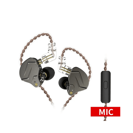 Audífonos KZ ZSN PRO in ear con MIC Gris Reacondicionado - Reuse Chile
