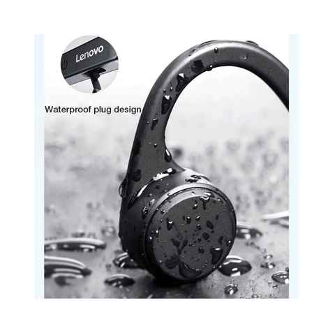 Audífonos Lenovo Bluetooth Lenovo X4 con Conducción Ósea Negro Openbox - Reuse Chile
