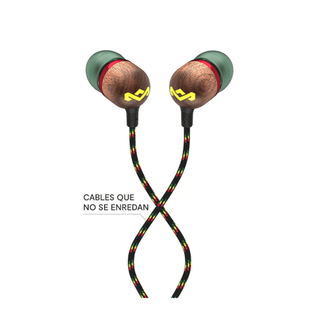 Audífonos Marley Smile Jamaica Rasta EM - JE041 - RA openbox - Reuse Chile