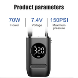 Bomba de aire Toumi portátil neumáticos air pump 1s Openbox - Reuse Chile