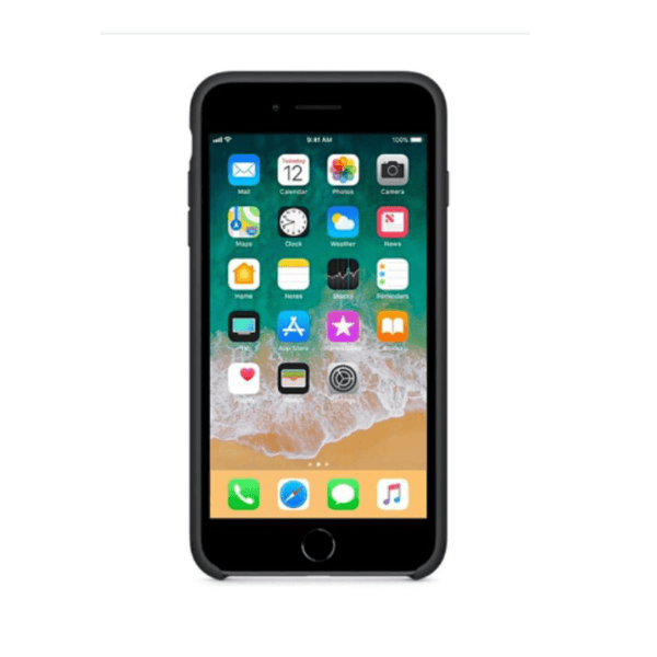 Carcasa Silicona Apple iPhone 7 Plus/8 Plus Negro Openbox – Reuse
