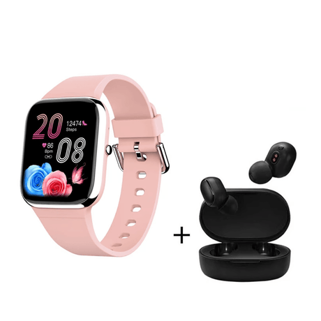 Kit Audífonos Redmi AirDots 2 + Smartwatch Y9 Pro Openbox - Reuse Chile