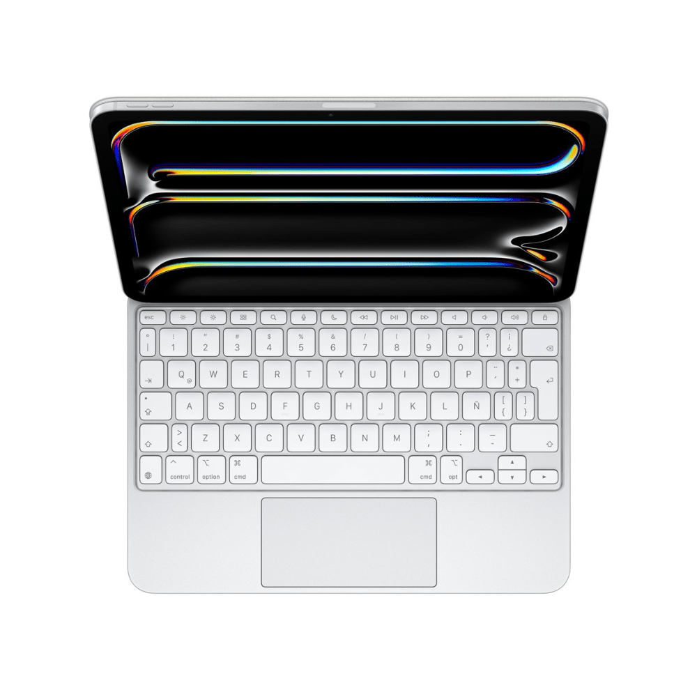 Magic Keyboard para el iPad Pro de 11 pulgadas (M4) Español Blanco Openbox - Reuse Chile