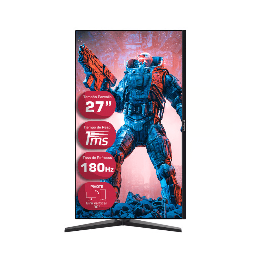 Monitor Master - g Gamer 27" Full HD Posición Vertical 180Hz openbox - Reuse Chile