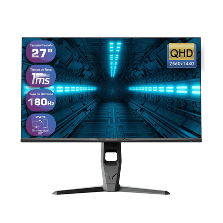 Monitor Master - G Gamer 27" QHD IPS Pivote 90 180Hz 1Ms Openbox - Reuse Chile