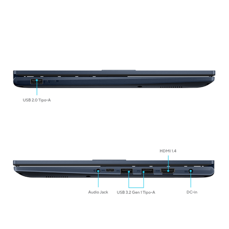 Notebook Asus 14" X1404ZA - NK030W Core I5 8GB RAM 512GB SSD Reacondicionado - Reuse Chile