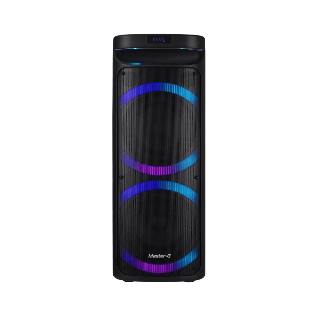 Parlante Master-G Karaoke Phantom Bluetooth 8" x2 60W Openbox