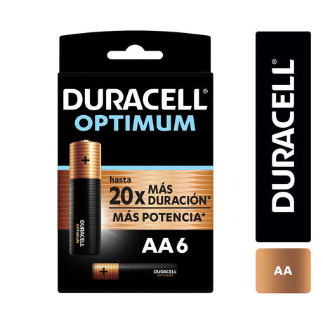 Pilas Duracell Optimum AAA X6 Openbox - Reuse Chile