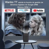 Proyector Wanbo TT 1080P 4K 650ANSI - Negro Openbox - Reuse Chile