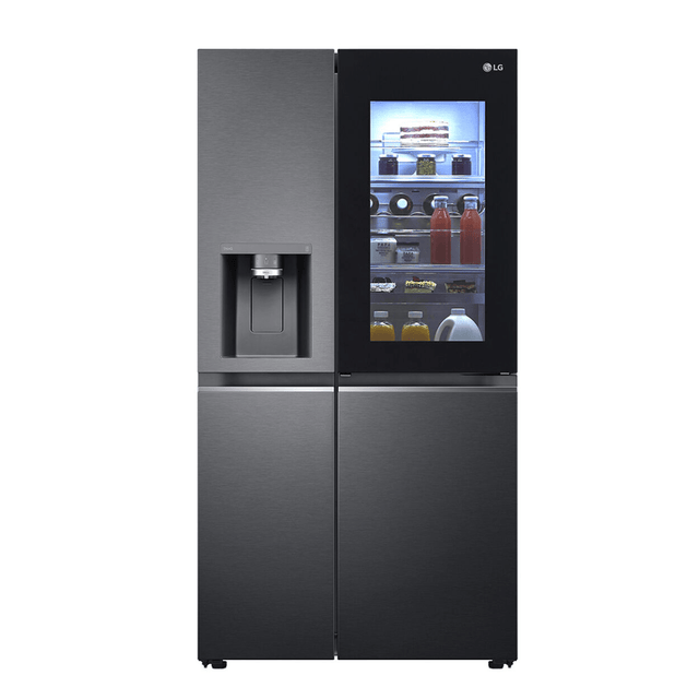 Refrigerador LG Side by Side de 598 L con InstaView Craft Ice Negro Openbox - Reuse Chile